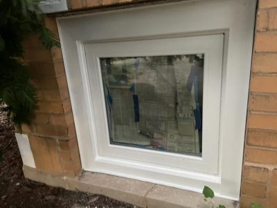 New Basement Window Installation